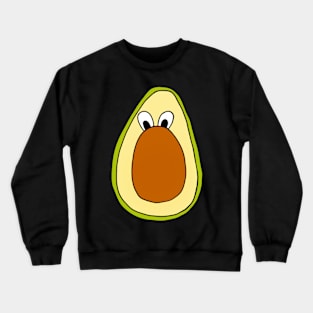 Avocado Digital Character Design - Hand Drawn Crewneck Sweatshirt